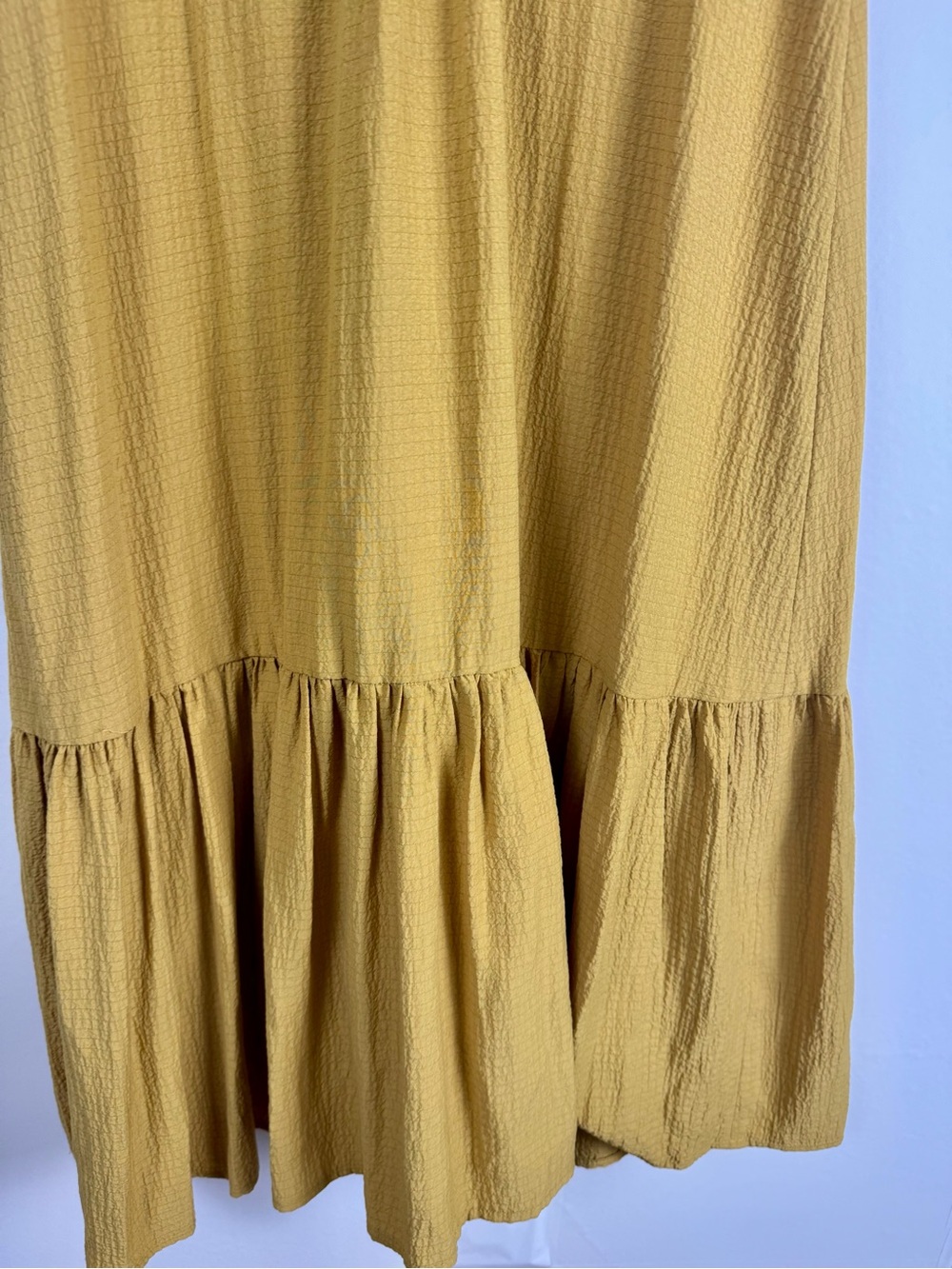 Calvin Klein Size 6 Mustard Yellow Maxi Dress - Picture 5 of 13